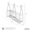 MAMOI® Porte-manteau bébé chambre d'enfant | Porte-manteau Voir les images du produit 3