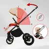 BabyLux® Kinderwagen 3in1 Set ROSSO, Beige Faltbar Leicht Produktbild-Vorschau 16