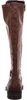 The back view of a brown leather boot. Voir les images du produit