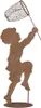 Clayre & Eef figura decorativa bambino 33x13x88 cm metallo Anteprima dell’immagine prodotto 1