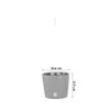 Prosperplast vaso da fiori RATO Bianco 25,6 cm Anteprima dell’immagine prodotto 4