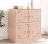 vidaXL Sideboard Rosa 67x39x73 cm Stahl Produktbild-Vorschau 1