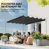 Outsunny Toile de toit pour pergola tonnelle rétractable de Voir les images du produit 4
