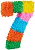 Relaxdays Piñata urodzinowa z cyfrą 7, do zawieszenia, dla Podgląd zdjęcia produktu 1