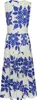 VIVANCE Maxikleid creme-blau bedruckt Größe 42 Produktbild-Vorschau 1