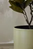 Vaso da fiori NEW RONDO in alluminio verde fango 45x45 cm Anteprima dell’immagine prodotto 5