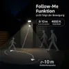 MeLiTec Robotik LED Außenwandleuchte mit Bewegungsmelder & Produktbild-Vorschau 3