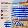 Textom Strandwindschutz 10m Windschutz Strand Paravent 80 Produktbild-Vorschau 6