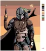 Zuty - Malování podle čísel - MANDALORIAN A BABY YODA, Náhled obrázku produktu 3