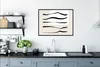 MuchoWow® Gerahmtes Poster Abstrakt - Linie - Pastell 80x60 Produktbild-Vorschau 3