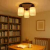 ZMH Deckenlampe Wohnzimmer Deckenleuchte Schwarz Produktbild-Vorschau 6