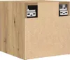 A close-up view of a modular furniture component, likely a cabinet or drawer unit, showing its construction and internal hardware. Produktbild-Vorschau