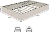 MODFU Bettgestell 140x200 Doppelbett mit Rippenbettgestell Produktbild-Vorschau 7