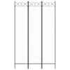 A three-panel room divider with a decorative top. Voir les images du produit