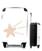 MuchoWow® Koffer Handgepäck Trolley Rollkoffer Kleine Produktbild-Vorschau 1