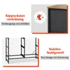 Kommode mit 6 Schubladen aus Stoff, Holzplatte ,Breit 80 Produktbild-Vorschau 4