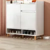 Comodino moderno, bianco, con ampio spazio per scarpe Anteprima dell’immagine prodotto 3