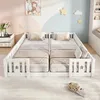 INONEFT, Cama infantil con estructura de suelo, 90/180x200 Vista previa de la imagen del producto 1