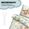 Bettwäsche 135x200/80x80cm 2-teilig Dschungel – Microfaser Produktbild-Vorschau 4