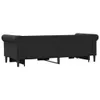 vidaXL Divano letto estraibile nero 90x200 cm in Pelle Anteprima dell’immagine prodotto 5