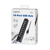 LogiLink USB 2.0 Hub mit Netzteil 10-Port schwarz Produktbild-Vorschau 17