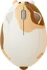 A top-down view of a calico cat-themed wireless mouse. Anteprima dell’immagine prodotto
