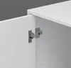 doporro Sideboard Kommode 120 cm in Matt Weiß Produktbild-Vorschau 3