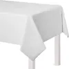 Weiße Tischdecke 140 × 260 cm – Klassische Tischwäsche für Produktbild-Vorschau 1