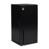 A black Xbox Series X replica mini-fridge is shown against a white background. Podgląd zdjęcia produktu