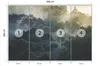 Muralo Selbstklebende Fototapete TROPENWALD im Nebel Bäume Produktbild-Vorschau 2