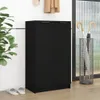 vidaXL Schuhschrank Schwarz 59x35x100 cm Holzwerkstoff Produktbild-Vorschau 9