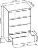 Mobelsta Kommode, Schrank mit Schubladen, Modernes Produktbild-Vorschau 2
