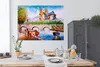 MuchoWow® Poster Gemälde - Paris - Boot - Brücke 160x120 cm Produktbild-Vorschau 3