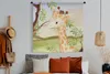 MuchoWow® Wandteppich Wandbehang Dschungel - Giraffe - Produktbild-Vorschau 4