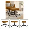 The Living Store Fußhocker Braun 60x60x36 cm Samt Produktbild-Vorschau 7