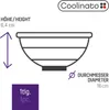 Skladacia silikónová miska Coolinato 16 cm ŠEDÁ Náhľad obrázku produktu 7