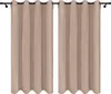 Fertige Vorhänge aus Velours mit Ösen 140x250 cm 2 Stücke Produktbild-Vorschau 1