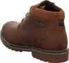 A side view of a brown leather boot. Produktbild-Vorschau