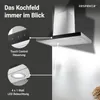 Respekta Inselhaube Cara, Edelstahl mit Glasfront, 90 cm Produktbild-Vorschau 10