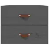 The Living Store Wand-Nachttisch Grau 50x36x40 cm Produktbild-Vorschau 6