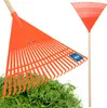 KOTARBAU® Plastové hrable na lístie 55 cm s násadou, metla Náhľad obrázku produktu 1