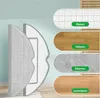 A visual comparison of cleaning pads for different floor types, with product samples on the left and floor examples on the right. Produktbild-Vorschau