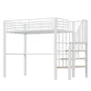Letto a soppalco Flieks 140x200cm con scale, letto a Anteprima dell’immagine prodotto 8