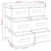 " " Aufbewahrungsschrank mit 6 Schubladen 55×29×55 cm Produktbild-Vorschau 8