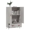 [Home] Highboard Grau Sonoma 69,5x31x115 cm Holzwerkstoff , Produktbild-Vorschau 3