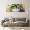 Bilder auf glas - Blumen Blumenstrauß Vase bunt - 120x50cm Produktbild-Vorschau 7