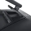A close-up view of the back of a black monitor, showing its stand attachment mechanism and ventilation slots. Produktbild-Vorschau