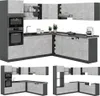 Eckküche Vicco R-Line Beton 247 x 46 cm ohne Arbeitsplatte, Produktbild-Vorschau 6