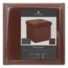 Pouf contenitore LILOU, velluto, pieghevole, 38 x 38 x 38 Anteprima dell’immagine prodotto 2