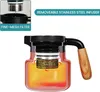 Belle Vous Rote Edelstahl Thermoskanne - Kaffeekanne - Produktbild-Vorschau 5